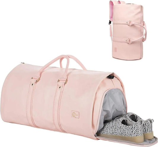 Convertible 2-In-1 Travel Garment Duffel Bag For Women