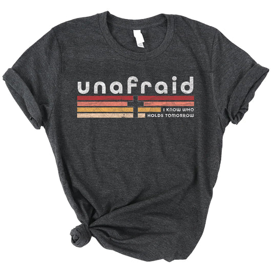 Love in Faith | Unafraid Short Sleeve | Christian T-Shirts for Women | Faith-Based Apparel |